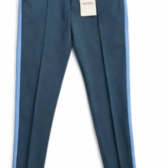 NWT Valentino Men’s Size 48 *32USWaist Teal Side Stripe Track Pants Italy - Picture 4 of 6